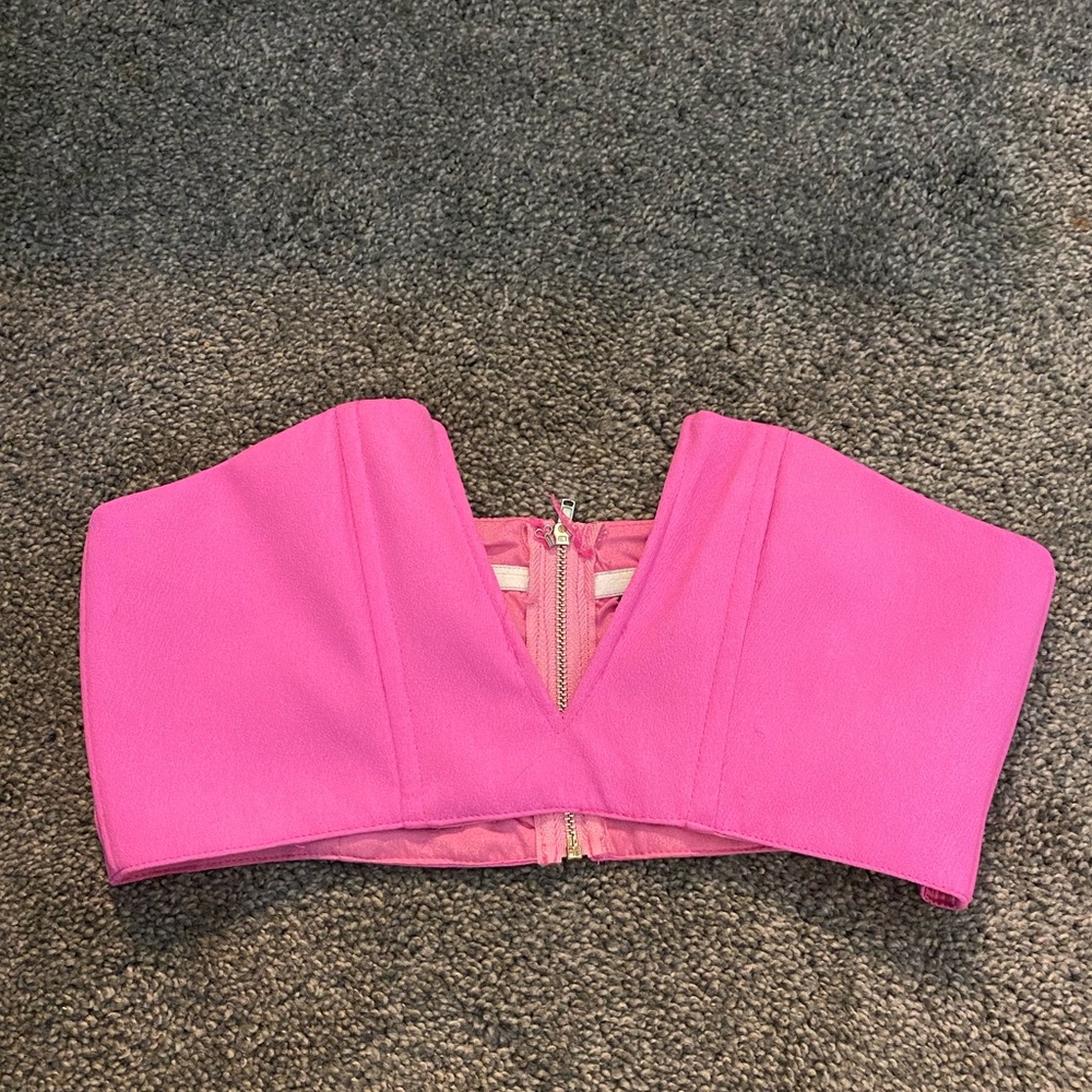 Akira Hot Pink Crop Top Size: S
